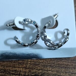 Elegant Silver Hoop Earrings